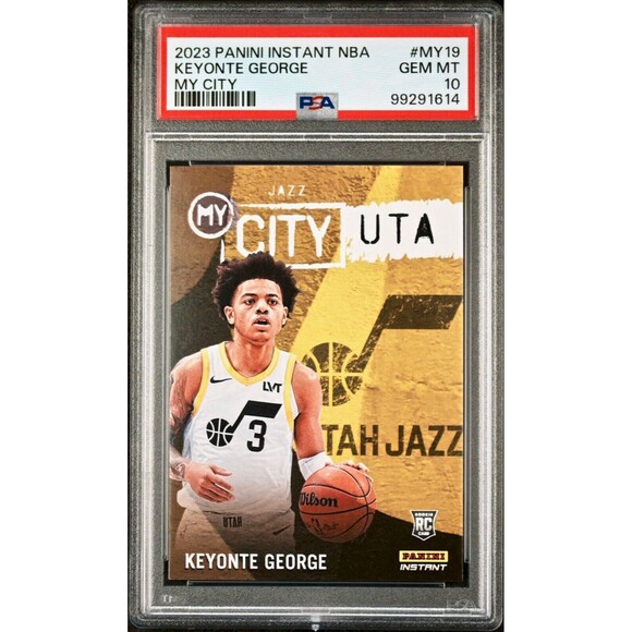 Keyonte George 2023 Panini MyCity Rookie NBA #MY-19 Basketball Card PSA 10 Gem - Picture 1 of 2